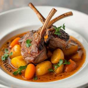 Seared Lamb Rack Massaman