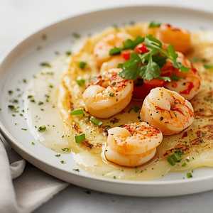 Shrimp & Scallop Crêpe