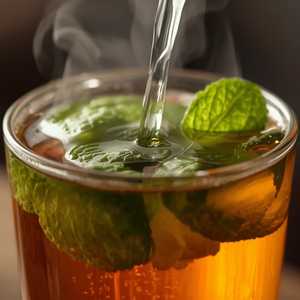 Hot Mint Tea