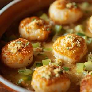 Parmesan Baked Scallops