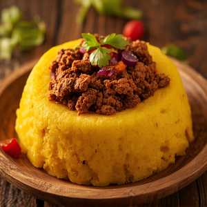 MOFONGO RELLENO DE PICADILLO