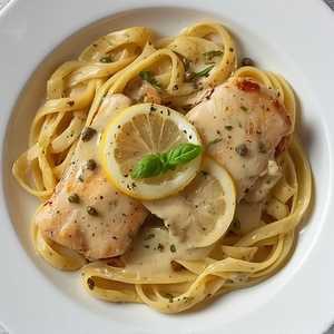 Chicken or Salmon Piccata