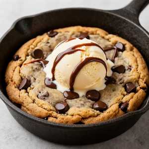 Skillet Chocolate Chip Cookie