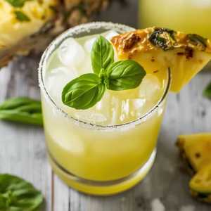 Pineapple Basil Margarita