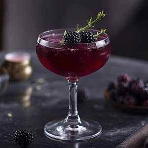 Blackberry Bourbon Sidecar