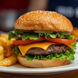 Classic Burger with Fries