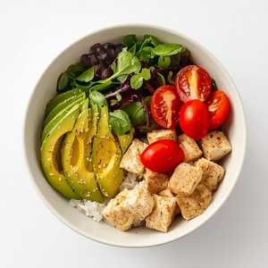 Small Avocado Tofu Bowl