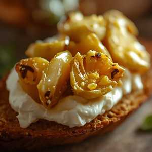 Artichoke & Sunchoke Crostino