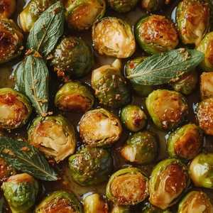 Hot Honey & Sage Crispy Brussel Leaves