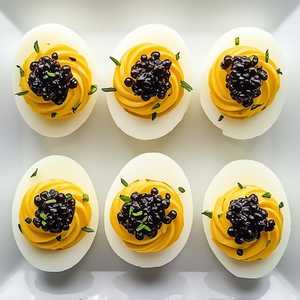 Caviar Deviled Eggs