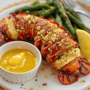 Broiled Lobster Oreganata
