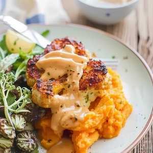 Cauliflower Steak (V)