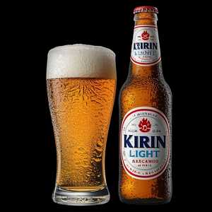Kirin Light, 12 0z Bottle Beer (3.3% ABV)