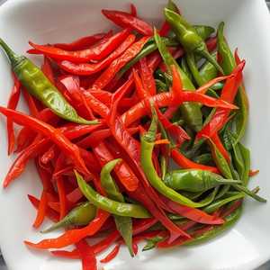 Side Sliced Thai Bird Chilis