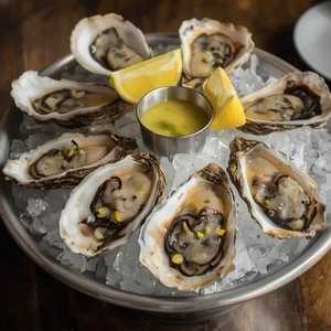 Fresh Oysters on the Half Shell