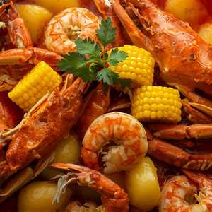 Snow Crab & Shrimp Cajun Boil