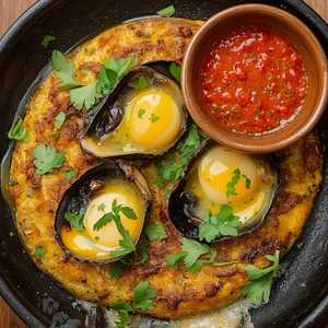 Baby Oyster Omelette With Egg