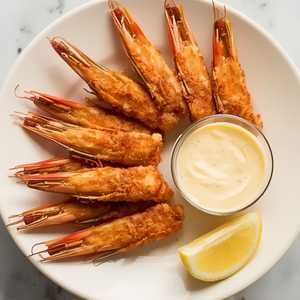 Golden Fried Prawns