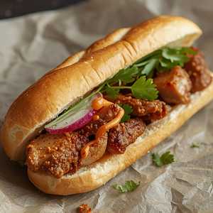 Classic Roasted Pork Banh Mi