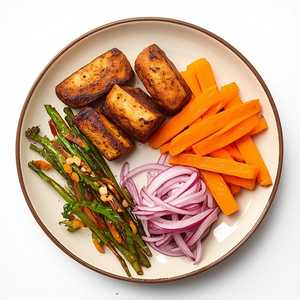 Kids Vegetarian Plate (No Protein)