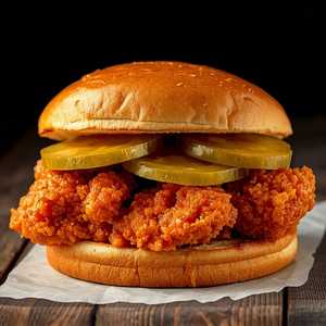 Nashville Hot Big Crispy Sandwich