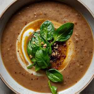 Zuppa Di Lenticchie e Spinaci al Cardamono