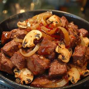 Beef Short Ribs With Mushroom