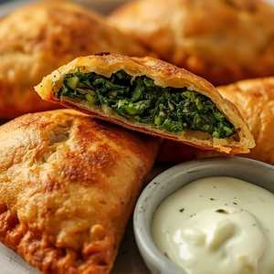 4 Pieces Spinach Samusa