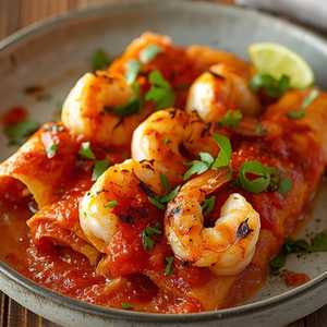 Shrimp Enchiladas