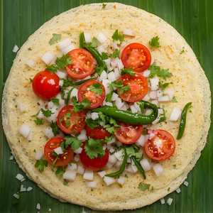 Onion Chili Uthappam