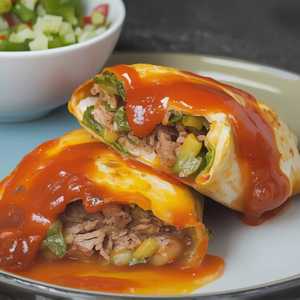 RED CHILE STEAK BURRITO