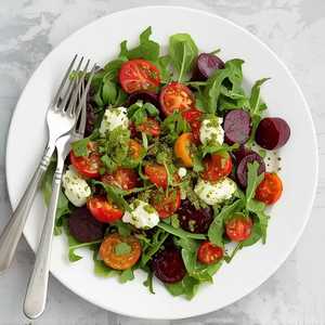 Beets and Goat Cheese Salad