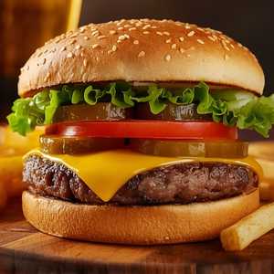 1/2 lb. All-American Burgers & Fries