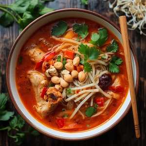 Tom Yum Noodle With Chicken