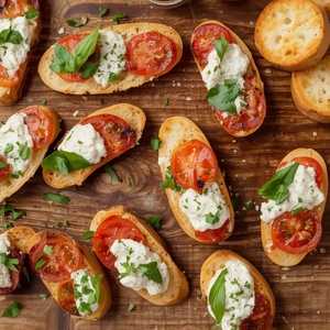 Roasted Tomato Bruschetta