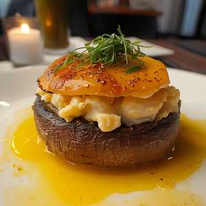 Crab Stuffed Portobello Mushrooms
