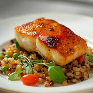Ethiopian Honey-Glazed Sea Bass