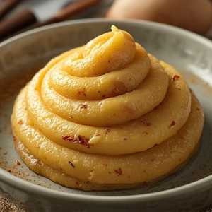 Mashed sweet potato w/ chestnuts