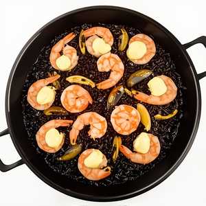 Arroz Negro Con Gambas Y Calamares (2P)