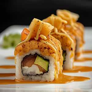 Crispy Shrimp & Yellowtail Roll