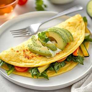 Egg White Garden Harvest Omelet