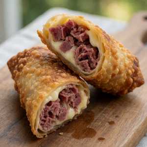 Mini Corned Beef Egg Rolls