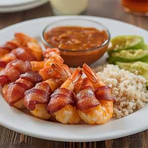Bacon Wrapped Camarones