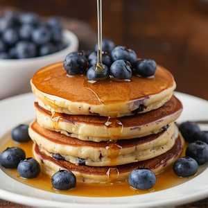 Fresh Blueberry Pancakes