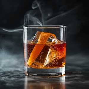 Patrón Añejo Smoked Old Fashioned