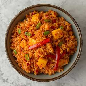 Szechuaun Paneer Fried Rice