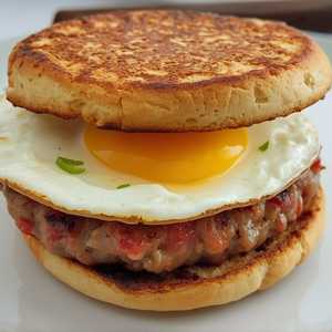 Sausage and Egg* Sandwich
