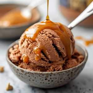 Milk Chocolate Caramel Ice Cream