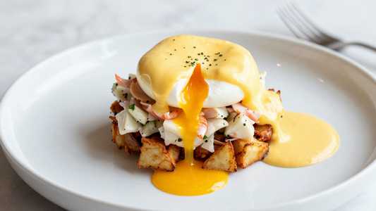 Rainbow Trout Hash Benedict