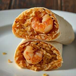 Hibachi Shrimp Burrito